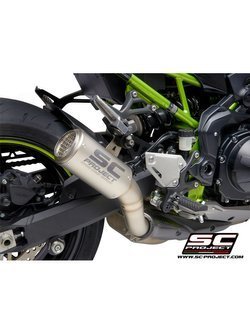 Tłumik Slip-On CR-T SC-Project tytan do Kawasaki Z 900 (20-21) bez osłony z włókna węglowego