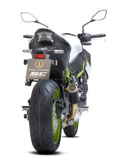 Tłumik Slip-On CR-T SC-Project włókno węglowe do Kawasaki Z 900 (20-21)