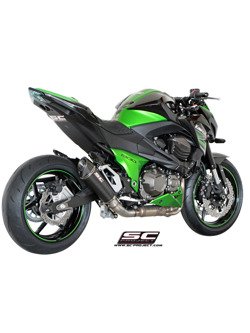 Tłumik Stożkowy Carbon Slip-on SC-Project do Kawasaki Z 800e [12-16]