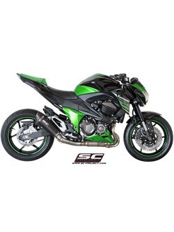 Tłumik Stożkowy Carbon Slip-on SC-Project do Kawasaki Z 800e [12-16]