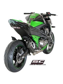 Tłumik Stożkowy Carbon Slip-on SC-Project do Kawasaki Z 800e [12-16]