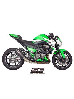 Tłumik Stożkowy Carbon Slip-on SC-Project do Kawasaki Z 800e [12-16]