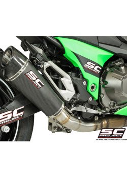 Tłumik Stożkowy Carbon Slip-on SC-Project do Kawasaki Z 800e [12-16]