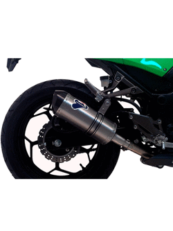 Tłumik Termignoni Slip-On stal nierdzewna, włókno węglowe do Kawasaki Ninja 300R (12-15)