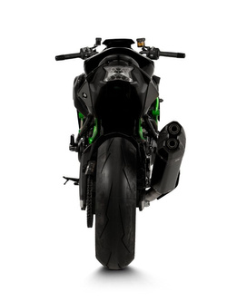 Tłumik motocyklowy Akrapovič Kawasaki Z H2 1000 (20-) [czarny tytan/ włókno węglowe]