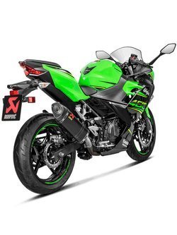 Tłumik motocyklowy Akrapovič Slip-On Line Kawasaki Ninja 250 (18-20)/ Ninja 400 (18-)/ Z400 (18-) [włókno węglowe]