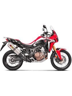 Tłumik motocyklowy Akrapović do Honda CRF1000L Africa Twin [18-19], CRF 1000 L Africa Twin Adventure Sports [18-19] [Slip-On Line, Titanium]