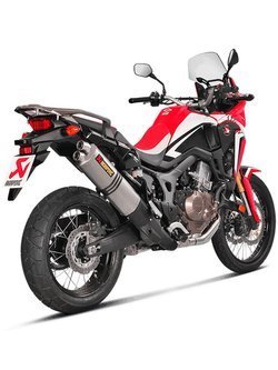 Tłumik motocyklowy Akrapović do Honda CRF1000L Africa Twin [18-19], CRF 1000 L Africa Twin Adventure Sports [18-19] [Slip-On Line, Titanium]