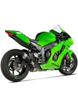 Tłumik motocyklowy Akrapović do Kawasaki Ninja ZX-10 R/ Ninja ZX-10RR (21-) [Slip-On Line, Black Titanium]