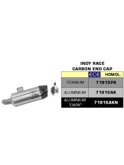 Tłumik motocyklowy Arrow Indy-Race BMW F 900 R/ XR (20-) aluminiowy