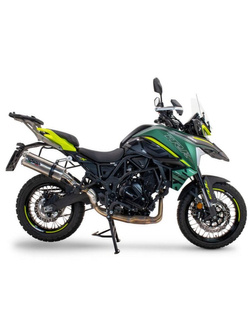 Tłumik motocyklowy G.P.R Dual Inox Benelli TRK 702 (23-24) E5 stalowy [z homologacją]