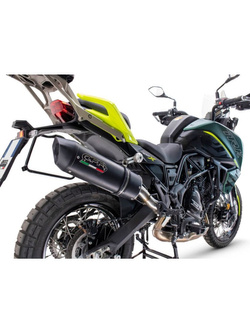 Tłumik motocyklowy G.P.R Furore Evo4 Nero Benelli TRK 702 (23-24) E5 aluminiowy [z homologacją]