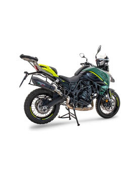 Tłumik motocyklowy G.P.R GP Evo4 Black Titanium Benelli TRK 702 (23-24) E5 tytanowy, czarny [z homologacją]