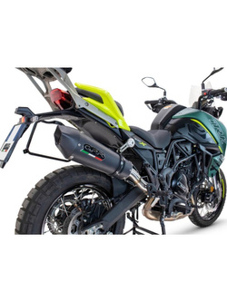 Tłumik motocyklowy G.P.R GP Evo4 Black Titanium Benelli TRK 702 (23-24) E5 tytanowy, czarny [z homologacją]