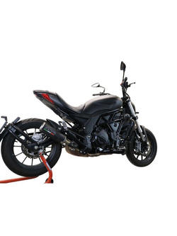 Tłumik motocyklowy G.P.R M3 Black Titanium Benelli 502 C (21-24) czarny, tytanowy [z homologacją]