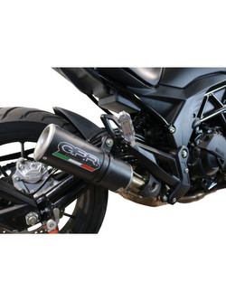 Tłumik motocyklowy G.P.R M3 Black Titanium Benelli 502 C (21-24) czarny, tytanowy [z homologacją]