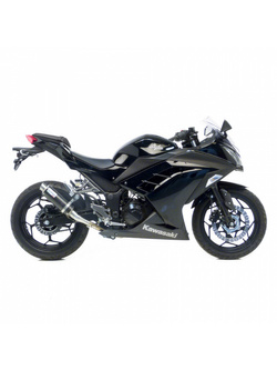 Tłumik motocyklowy LeoVince GP Corsa [Slip-On, Carbon] do Kawasaki Ninja 250 R [13-16], Ninja 300 R / ABS [13-16],  Z 250 [15-16] Z 300 / ABS [15-16]