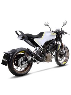 Tłumik motocyklowy LeoVince LV-10 BLACK EDITION [Slip-On, Stainless Steel] do Husqvarna SVARTPILEN 401 [18-19], VITPILEN 401 [18-19]