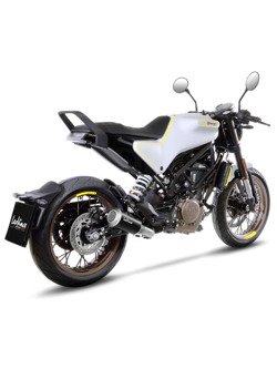 Tłumik motocyklowy LeoVince LV-10 BLACK EDITION [Slip-On, Stainless Steel] do Husqvarna SVARTPILEN 401 [18-19], VITPILEN 401 [18-19]