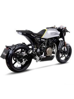 Tłumik motocyklowy LeoVince LV-10 BLACK EDITION [Slip-On, Stainless Steel] do Husqvarna SVARTPILEN 701 [19-20], VITPILEN 701 [18-20]