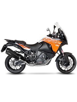 Tłumik motocyklowy LeoVince LV-12 Black Edition [Slip-On, Stainless Steel] do KTM 1290 Super Adventure [15-16], 1290 Super Adventure R / S / T [17-20], 1190 Adventure / R [13-16], 1090 Adventure / R [17-19], 1050 Adventure [15-16]