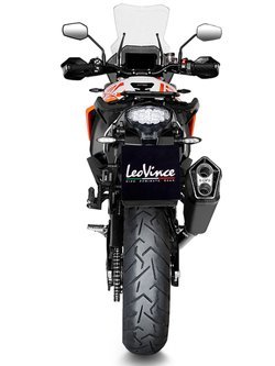 Tłumik motocyklowy LeoVince LV-12 Black Edition [Slip-On, Stainless Steel] do KTM 1290 Super Adventure [15-16], 1290 Super Adventure R / S / T [17-20], 1190 Adventure / R [13-16], 1090 Adventure / R [17-19], 1050 Adventure [15-16]