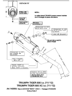 Tłumik motocyklowy LeoVince Nero Triumph Tiger 800 XC/XCA/XCX/XR/XRX (11-16) [stal nierdzewna]