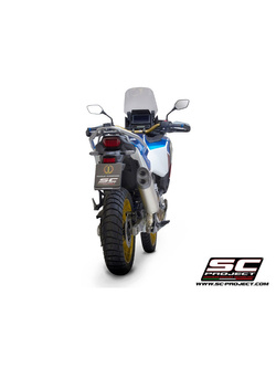 Tłumik motocyklowy SC Project Adventure Honda CRF 1100 L Africa Twin (20-23) [tytan+carbon]