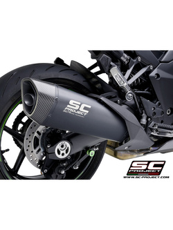 Tłumik motocyklowy SC-Project SC1-R Kawasaki Ninja 1000 SX (21-) z homologacją, czarny matowy