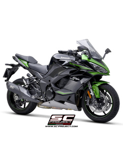 Tłumik motocyklowy SC-Project SC1-R Kawasaki Ninja 1000 SX (21-) z homologacją, czarny matowy