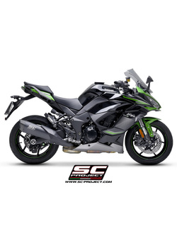 Tłumik motocyklowy SC-Project SC1-R Kawasaki Ninja 1000 SX (21-) z homologacją, czarny matowy