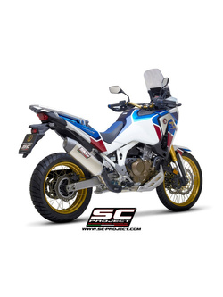 Tłumik motocyklowy SC Project X-Plorer II Honda CRF 1100L Africa Twin/ Adventure Sport (20-23) [tytan+carbon]