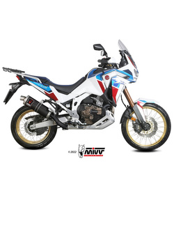 Tłumik motocyklowy Slip-On (Dakar) MIVV do Honda CRF1100L Africa Twin (20-) czarny