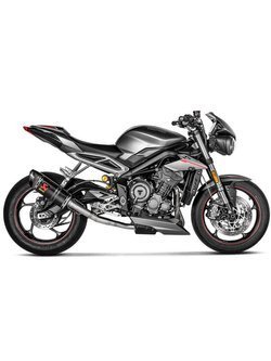 Tłumik motocyklowy Slip-On Line [Carbon] Akrapović Triumph Street Triple 765 S / R / RS (17-20)