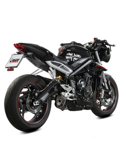 Tłumik motocyklowy Slip-On Line (Delta Race) MIVV do Triumph Street Triple 660 S / 765 R / RS / S (17-) czarny