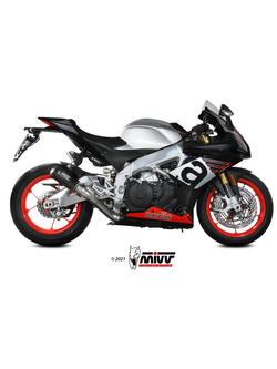 Tłumik motocyklowy Slip-On Line (MK3) MIVV do Aprilia RSV4 1100 (17-20) carbon