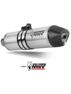 Tłumik motocyklowy Slip-On Line (Oval) MIVV do Husqvarna 701 Supermoto / Enduro (21-) titanium