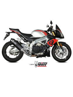 Tłumik motocyklowy Slip-On Line (Speed Edge) MIVV do Aprilia Tuono V4 1100 (18-20) czarny