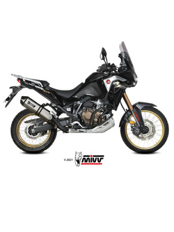 Tłumik motocyklowy Slip-On Line (Speed Edge) MIVV do Honda CRF1100L Africa Twin (20-) srebrny