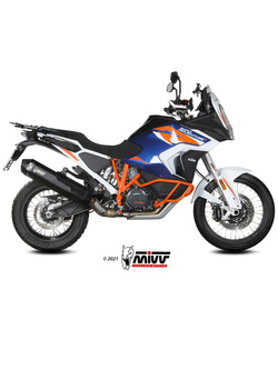 Tłumik motocyklowy Slip-On Line (Speed Edge) MIVV do KTM Super Adventure 1290 / R / S / T (21-) czarny