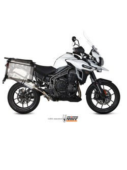 Tłumik motocyklowy Slip-On Line (Speed Edge) MIVV do Triumph Tiger 1200 XR / XRx / XRT / XCx / XCA (16-20) srebrny