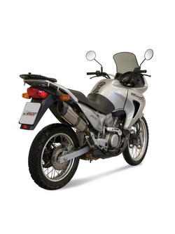 Tłumik motocyklowy Slip-On Line (Suono) MIVV do Honda XL650V Transalp (00-04) srebrny