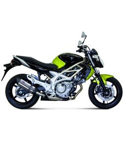 Tłumik motocyklowy Slip-On Line (Suono) MIVV do Suzuki Gladius 650 (09-15) srebrny