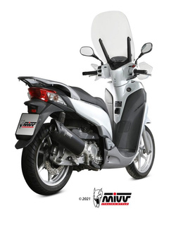 Tłumik motocyklowy Slip-On (Mover) MIVV do Honda SH 300 (07-20) czarny