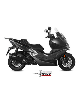 Tłumik motocyklowy Slip-On (Mover) MIVV do Kymco XCiting S400i (19-20) czarny