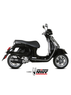 Tłumik motocyklowy Slip-On (Mover) MIVV do Vespa GTS 300 (21-) czarny