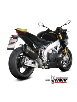 Tłumik motocyklowy Slip-On (SR-1) MIVV do Aprilia RSV4 1100 / Tuono V4 1100 (21-) czarny