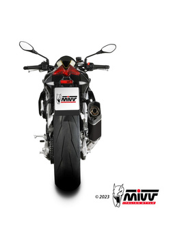 Tłumik motocyklowy Slip-On (SR-1) MIVV do Aprilia RSV4 1100 / Tuono V4 1100 (21-) czarny