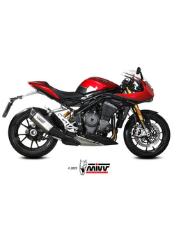 Tłumik motocyklowy Slip-On (SR-1) MIVV do Triumph Speed Triple 1200 RR / RS (21-) titanium