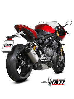 Tłumik motocyklowy Slip-On (SR-1) MIVV do Triumph Speed Triple 1200 RR / RS (21-) titanium